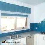 Sea theme wathaurong blue kitchen splashback